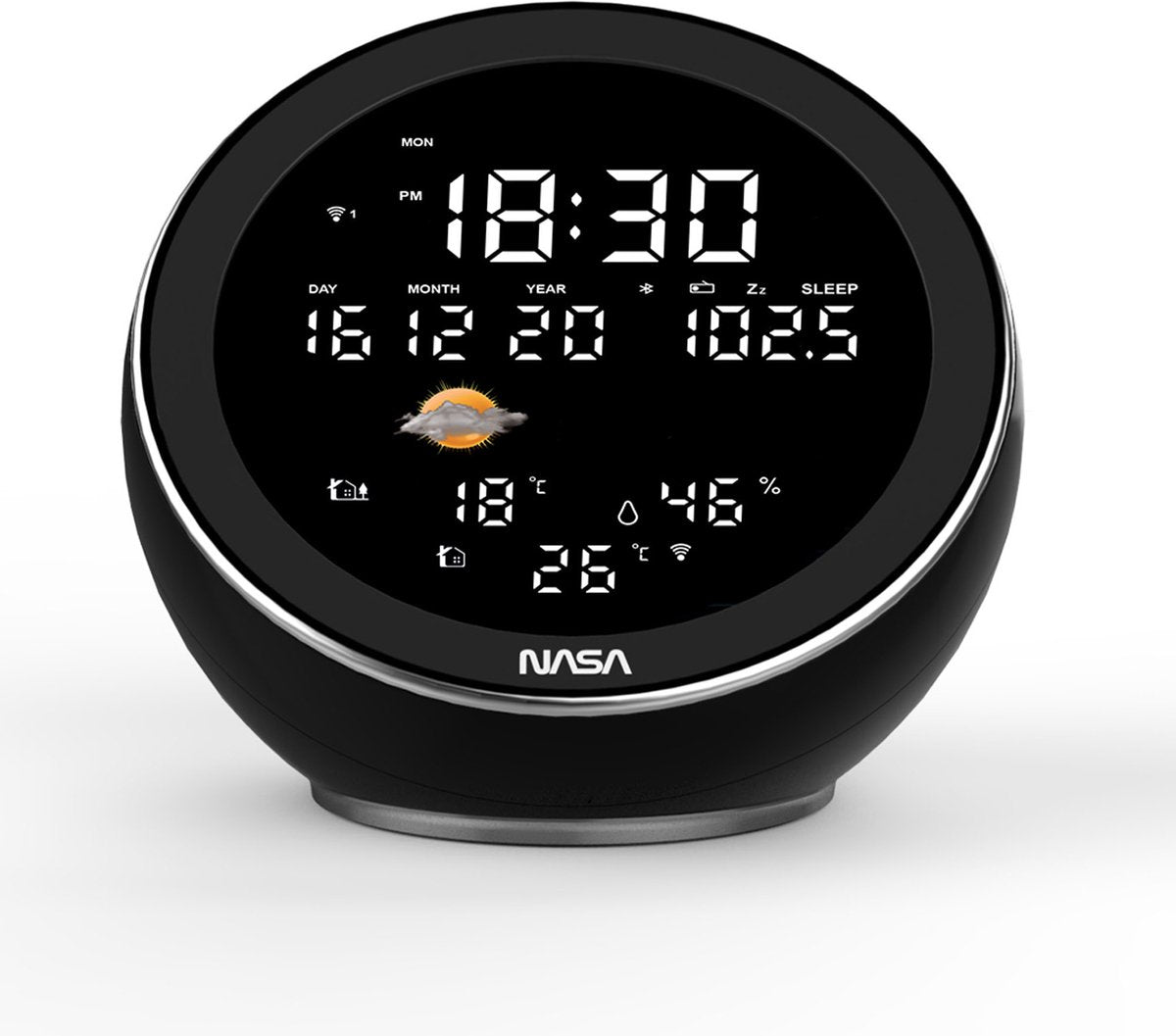 NASA vejrstation wsp1500bk farve sort