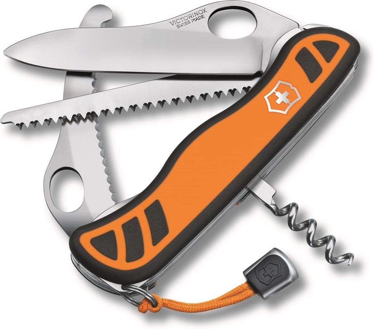 Victorinox hunterxt 6-funktions lommekniv i rustfrit stål orange