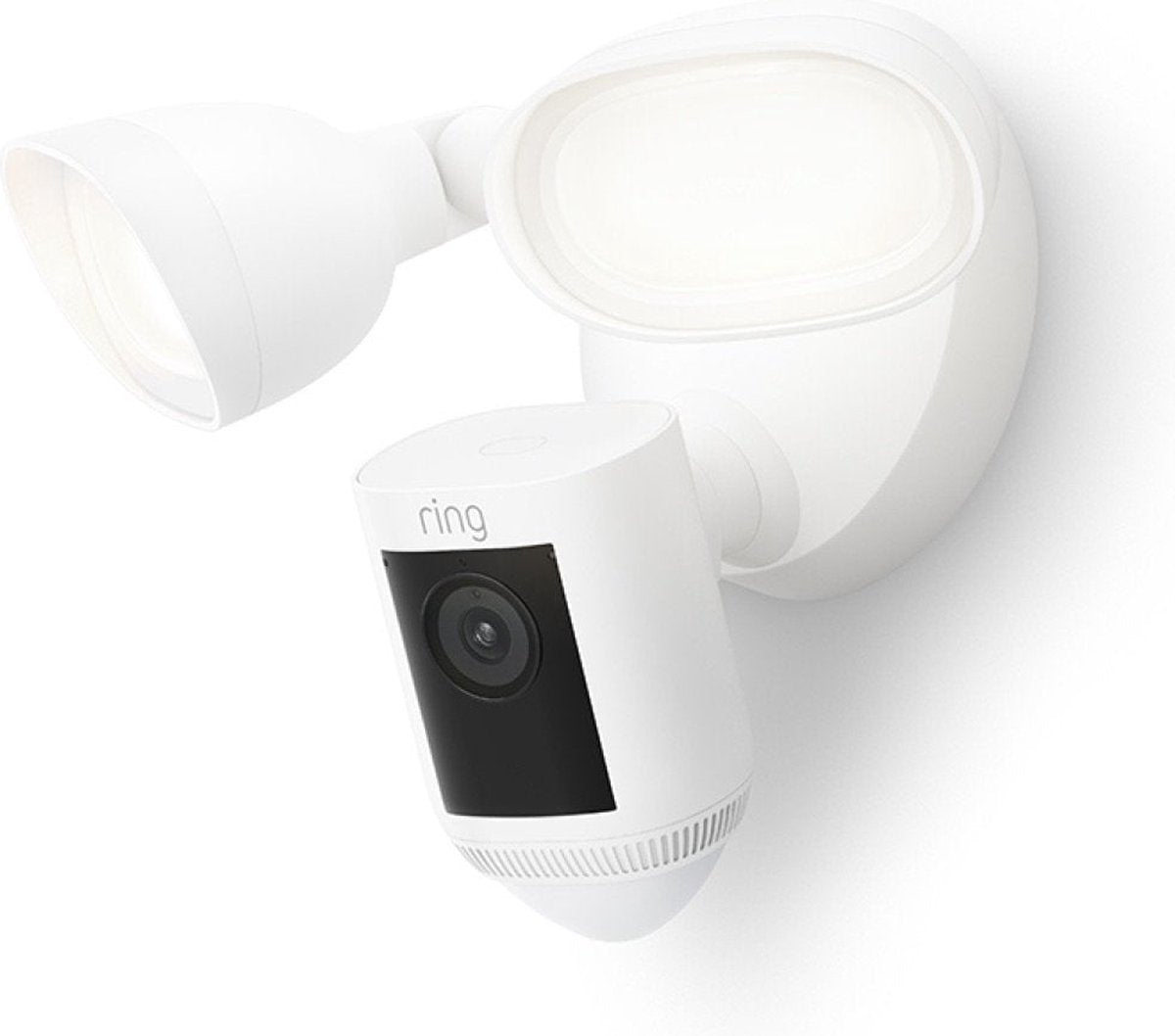 Ring projektør cam kablet pro - ip sikkerhedskamera - udendørs - med spotlights - hvid