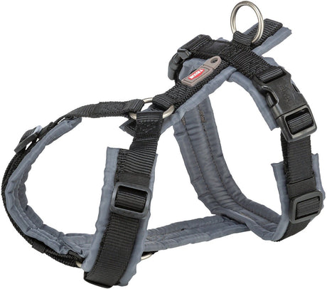 Trixie hundesele premium trekking sort grå
