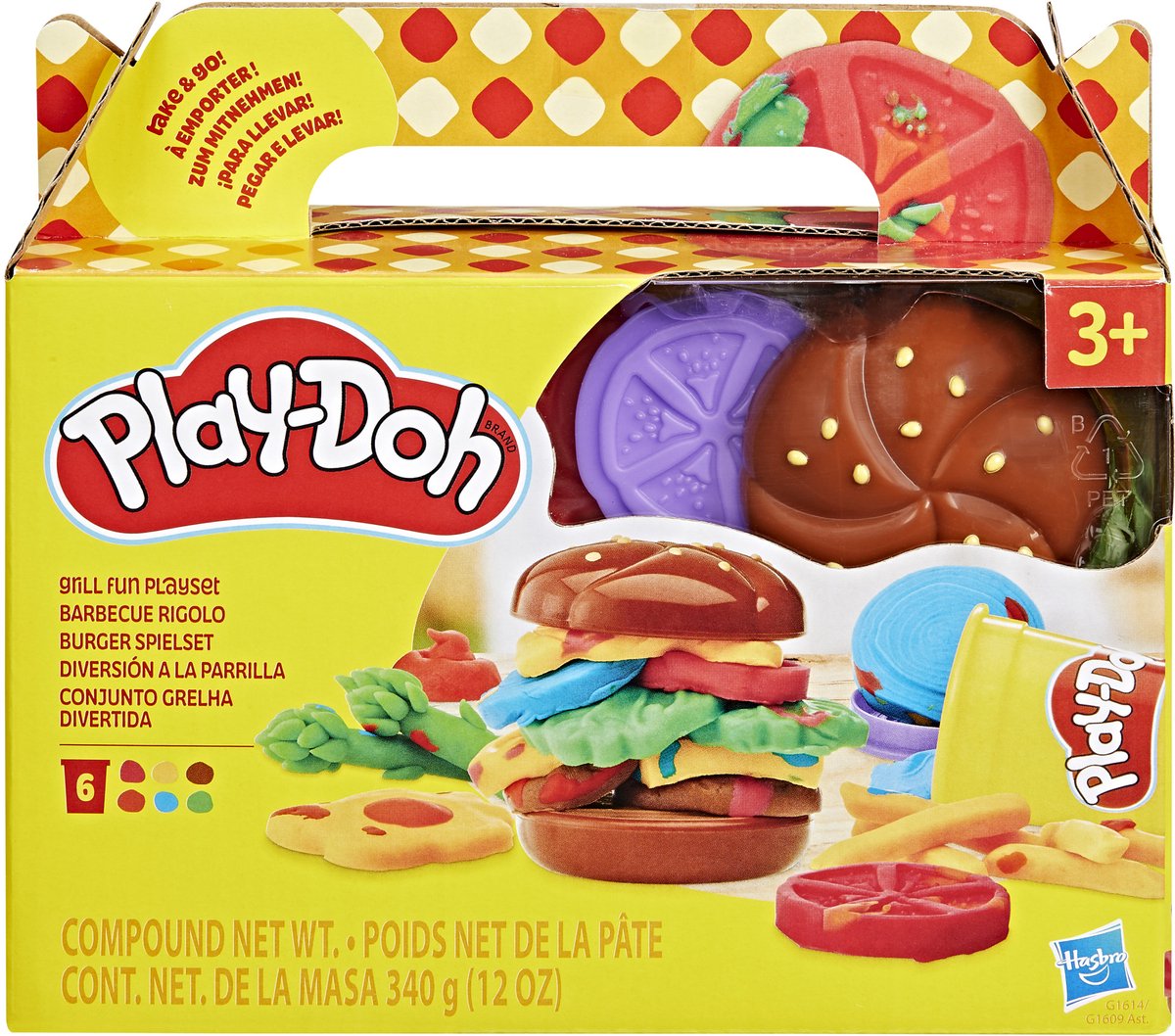 Play-doh grill sjovt legesæt, legekøkken, legetøj til alderen 3+
