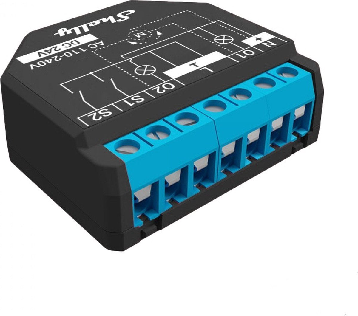Shelly plus 14:00 skiftende måleaktuator WiFi, Bluetooth