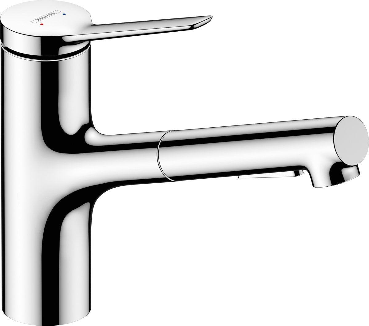 Hansgrohe zesis m33 - køkkenhane 150, med udtrækssprøjtehoved, krom 74800000