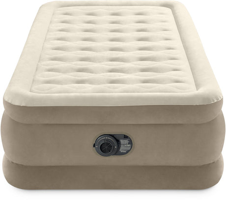 Intex twin ultra plys luftseng med indbygget pumpe - 191x99x46 cm