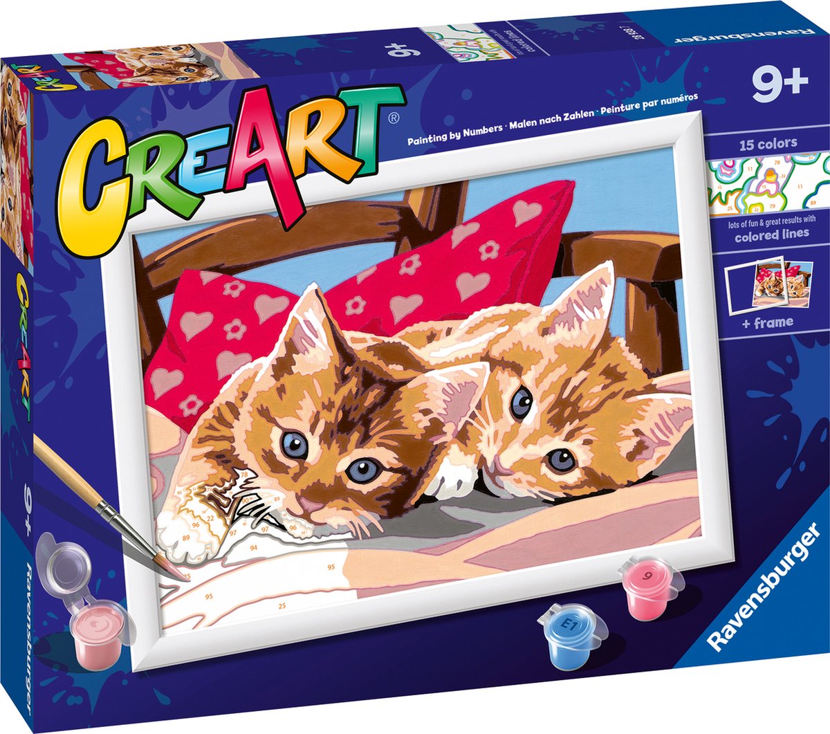 Ravensburger skaber to nuttede katte - mal efter nummer til børn