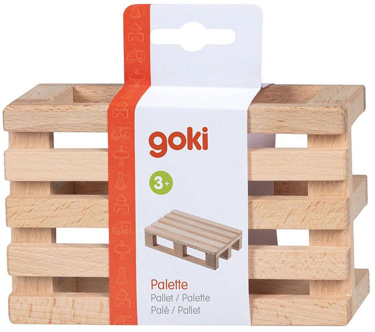 Goki Wood Puppet Furniture Pallet