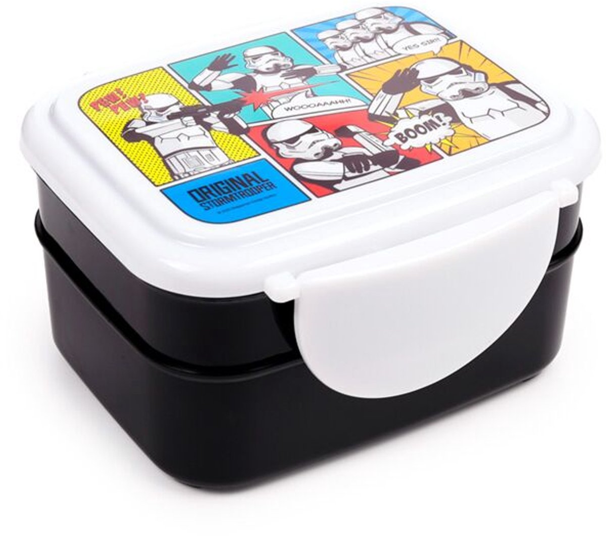 Puckator bento box - den originale stormtrooper - madpakke bestik - 15,5x8,5x12cm