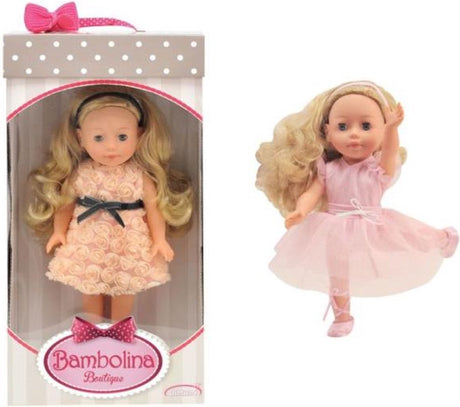 Dimian dukke med langt hår - molly boutique - 30 cm - 2 ass.