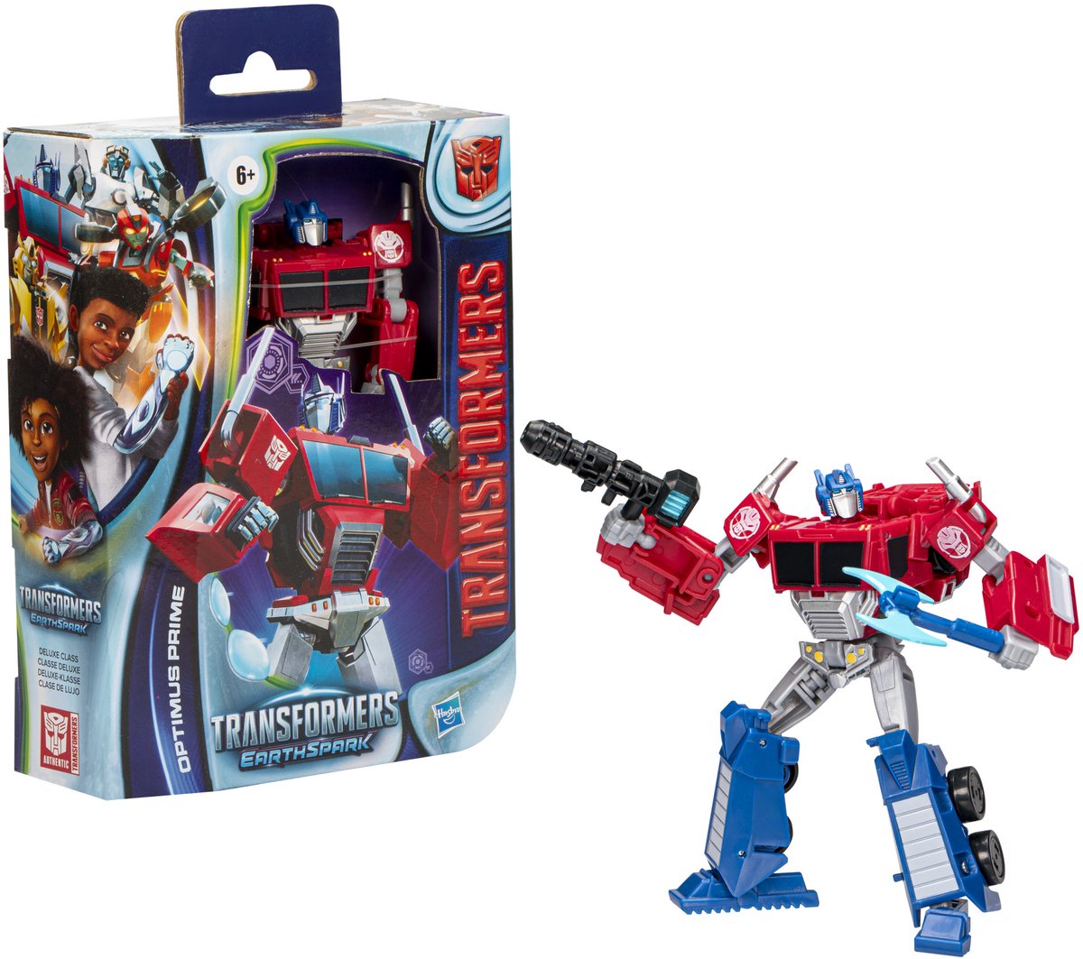 Transformers Earth Park Deluxe Optimus Prime - actionfigur 12,5 cm