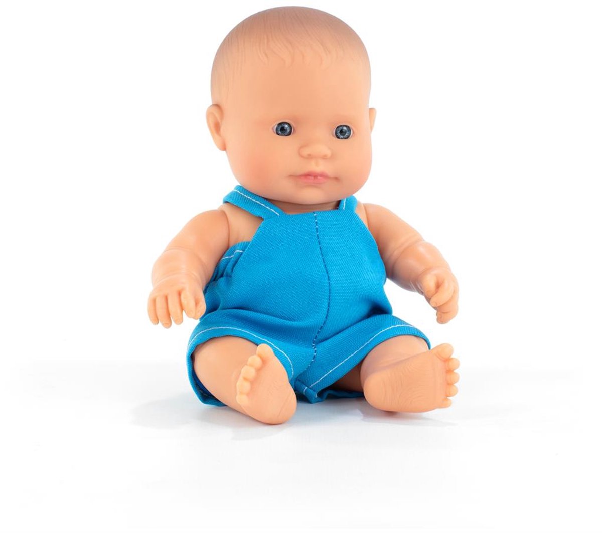 Miniland babydukke - Europæisk dreng 21 cm - med vaniljeduft - vandtæt - 10 måneder