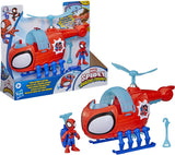 Hasbro spidey med spidey copter legetøjshelikopter