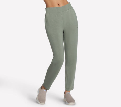 Skechers cozy luxe slip-in pa dames broek - groen s