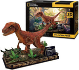National geographic 3d-puslespil velociraptor