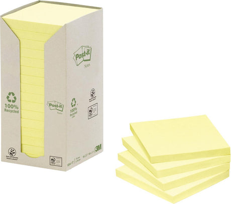 Post-it sticky notes selvklæbende gul