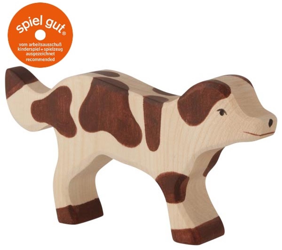 Holztiger gård - gårdhund - 14x2x8cm - træfigur - håndlavet