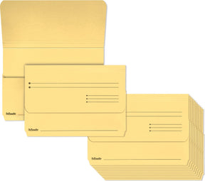 Esselte manila indstiksmapper - A4 format - 25 stk - gul