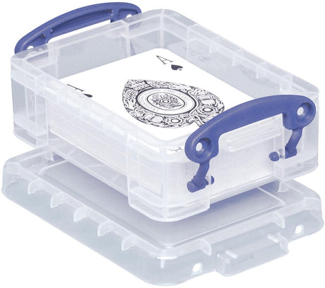 Really useful box visitekaarthouder 0 | 2 liter | transparant