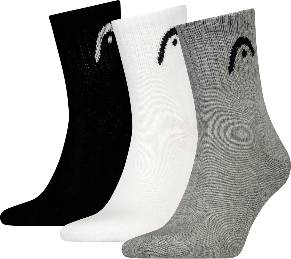 Head - unisex - alle sporten sportsokken - training - 3 pack - maat 35-38
