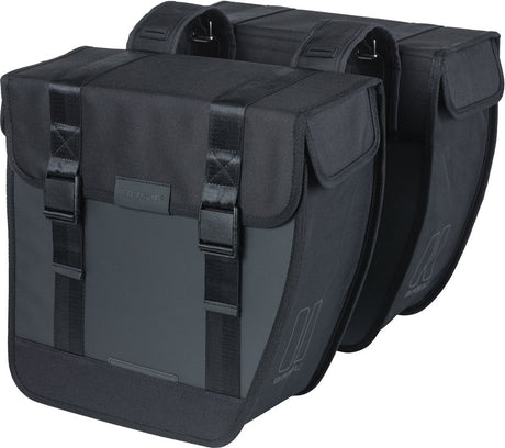 Basilikum turné dobbelt cykelpose 35L sort