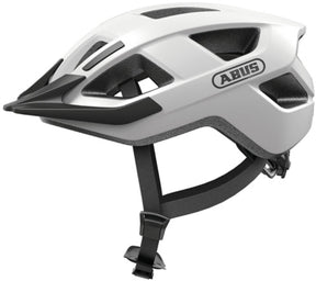 Abus cykelhjelm aduro 3.0 led polar hvid s - 51-55 cm - hvid - velegnet til brug på elcykler - bycykler - 295 g