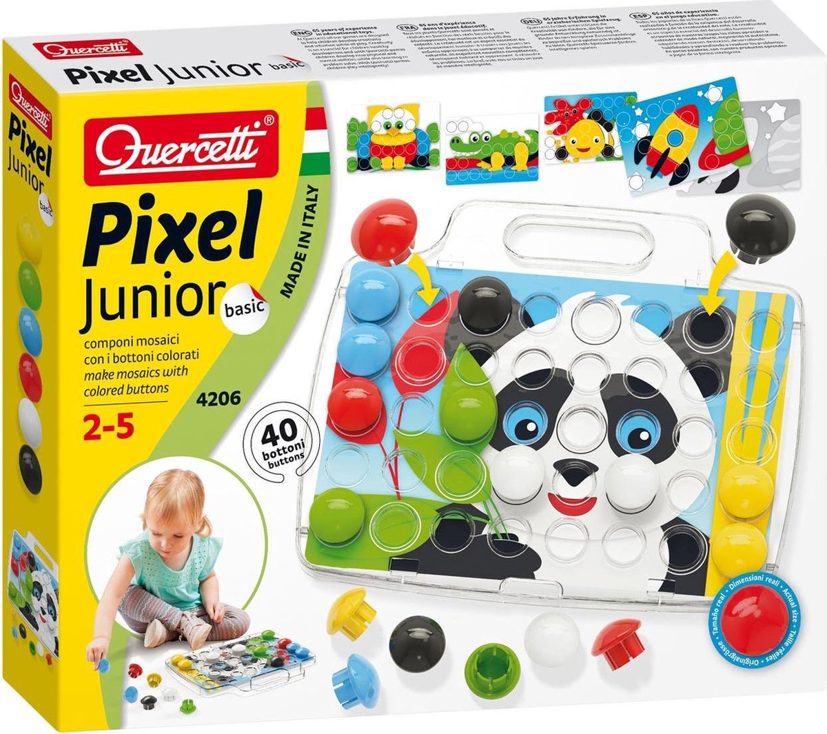 Quercetti Pixel Junior Insertmosaïek