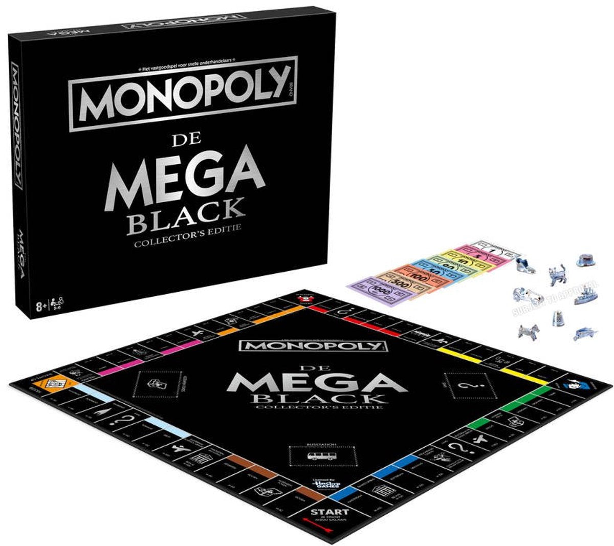 Asmodee monopoly mega black collector's edition brætspil Holland.