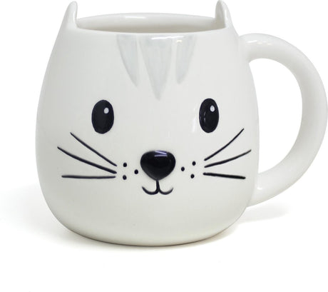 Balvi drikkekop cat kitty hvid keramik