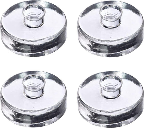 Westmark vægte til gæring – sæt med 4 glasvægte til gæring, tilbehør til gæring – glas, ø 7 cm