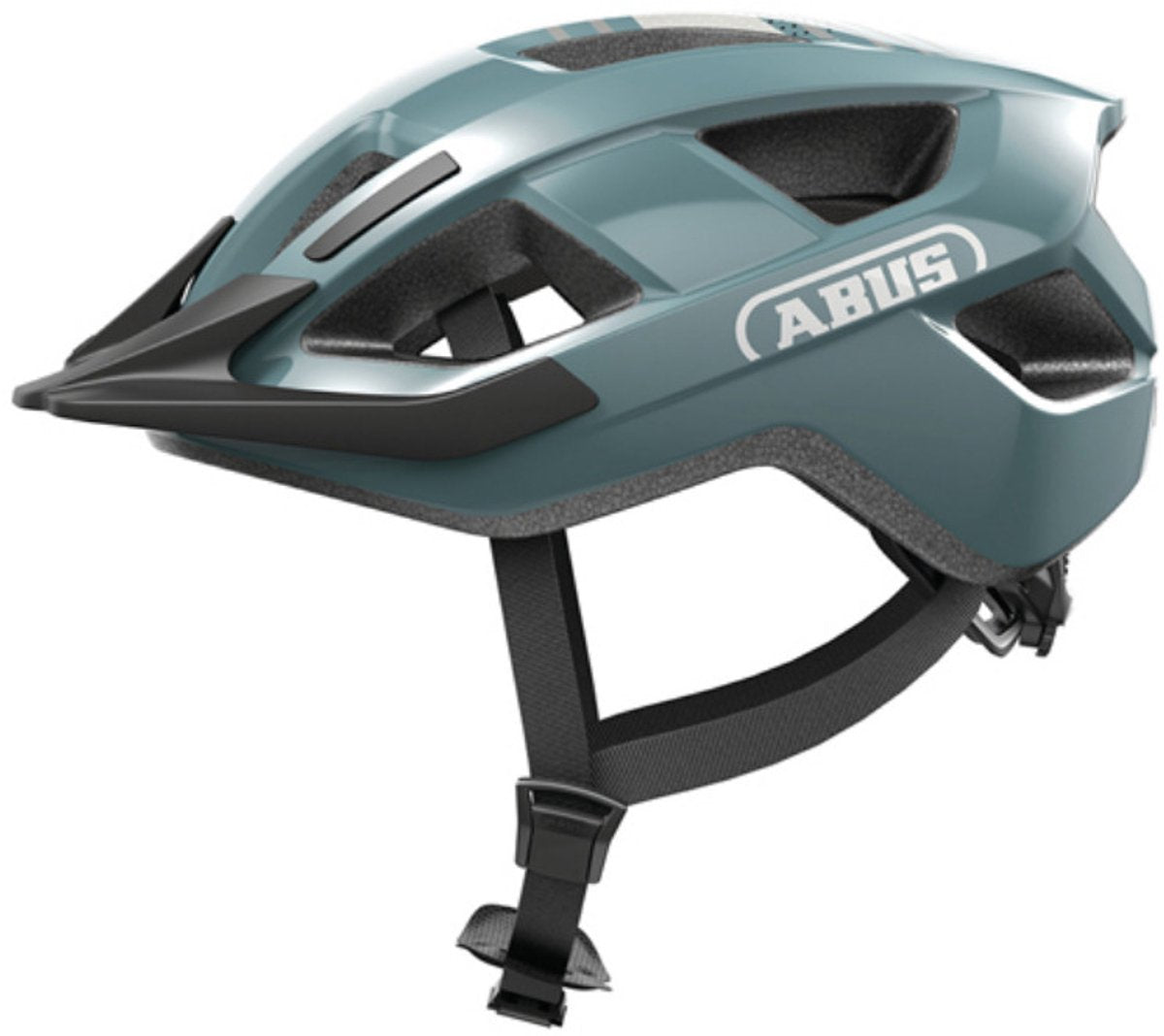 Abus cykelhjelm aduro 3.0 led glacier blue m - 52-58 cm - blå - velegnet til brug på elcykler - bycykler - 315 g