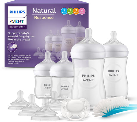 Philips avent natural response flaske - startsæt til nyfødte babyer scd838 13