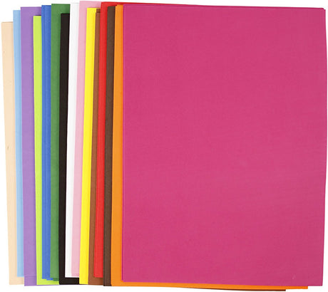 Creativ firma skumplader, A3, ark 297x420 mm, tykkelse 2 mm, forskellige farver, 30 div ark 1 æske