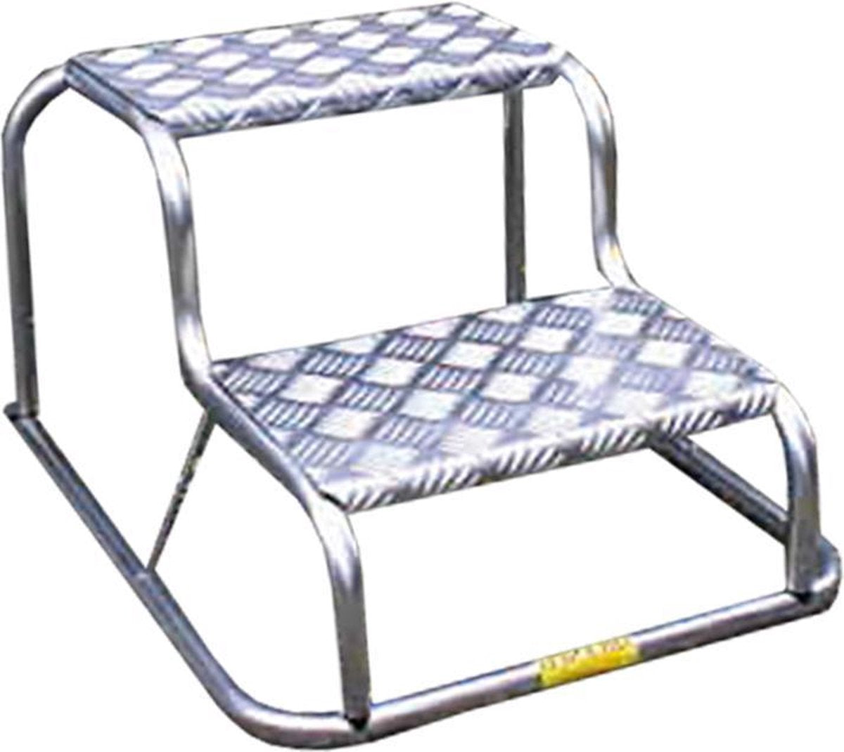 Milenco aluminium original dobbelttrin - sølv