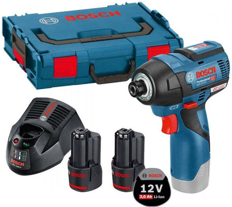 Bosch professional gdr 12v-110 akku slagskruetrækker 110nm 12v 3.0ah i l-boxx - 06019e0005