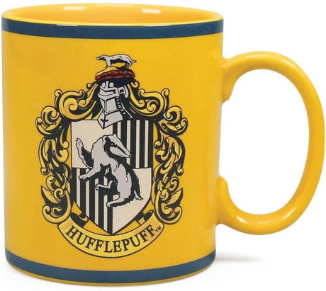 Half moon bay harry potter krus kop 3d hufflepuff crest gul