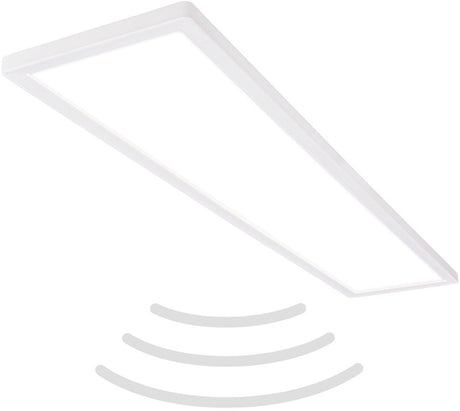 B.k.licht move - LED loftlampe - badeværelsesbelysning - IP44 - loftslampe med bevægelsesdetektor - 98 x 20 x 3 cm - hvid