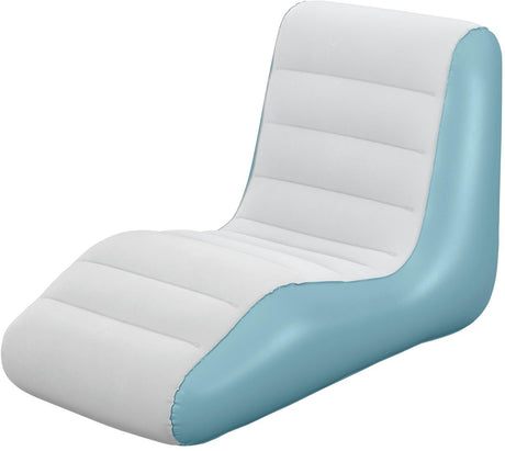 Bestway fritid luksus chaiselong luftmadras – 1 person – 133 cm x 79 cm x 88 cm