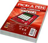 999spil 999 spil pick a pen hackers score pads, 2 stk.