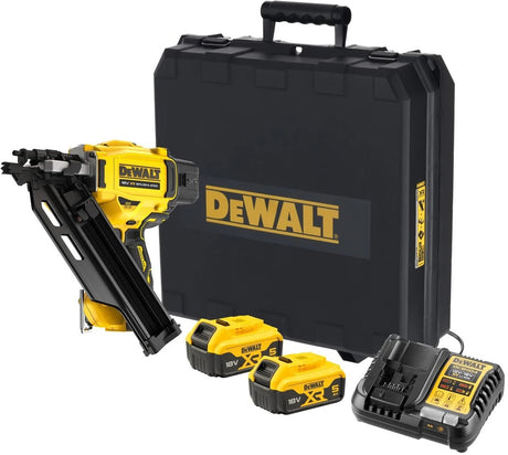 Dewalt dcn930p2 batterikonstruktion sømpistol enkelt skud + bumpfire 18v xr 5.0ah i tstak