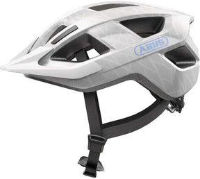 Abus cykelhjelm aduro 3.0 led hvid art m - 52-58 cm - hvid - velegnet til brug på elcykler - bycykler - 315 g