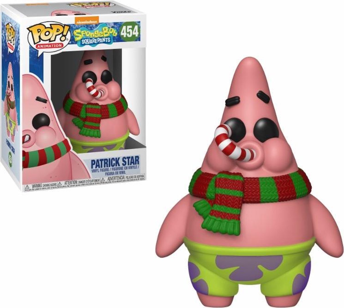 Funko pop animation SpongeBob patrick star holiday