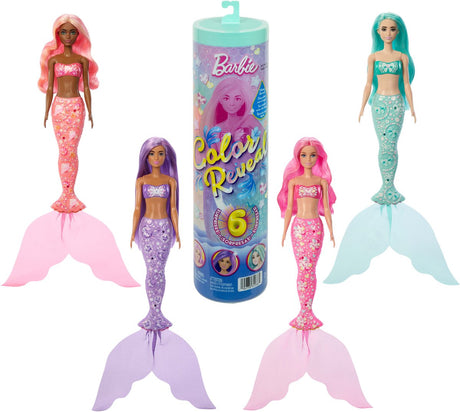 Barbie farve afslører havfrue-serien - dukke og tilbehør med 6 overraskelser