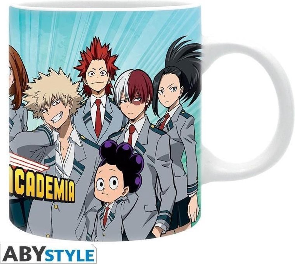 Umærket sans marque my hero academia - krus 320 ml - klasse - subli