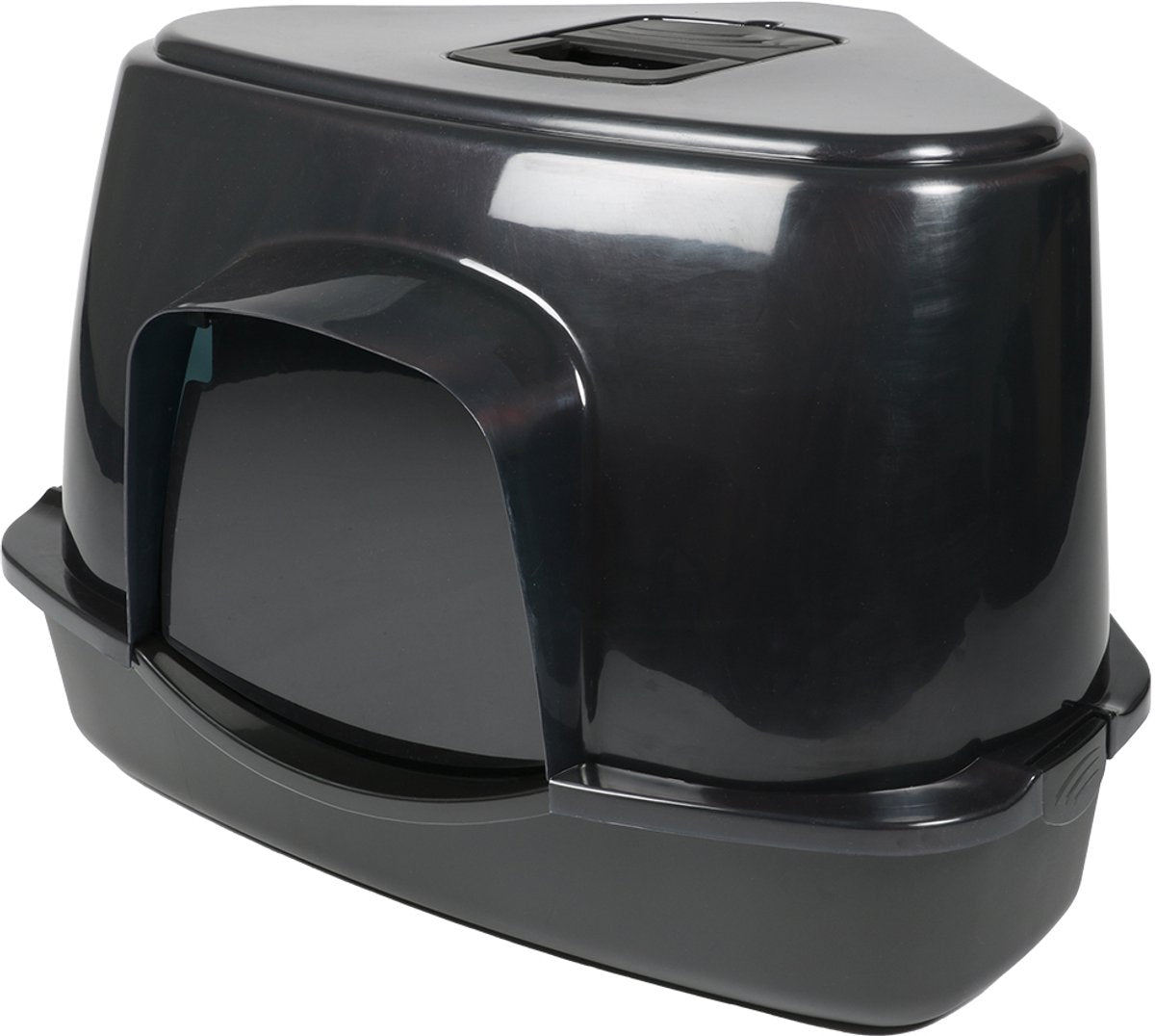 Ebi cat house prisme 70 gt zen serie sort 56x70x46cm