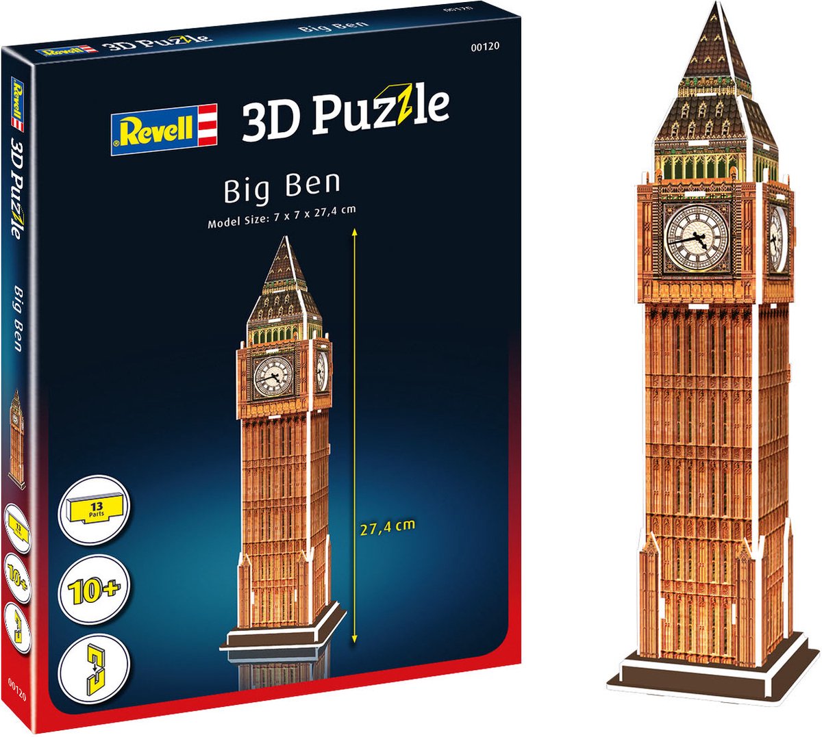 Revell puslespil - 00120 big ben 3d puslespil