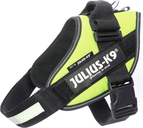 Julius k9 julius-k9 idc strømsele - hundesele - m - størrelse 0 - neon