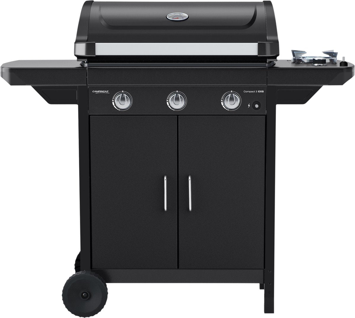 Campingaz compact 3 exs - kompakt 3-brænder gasgrill - sort