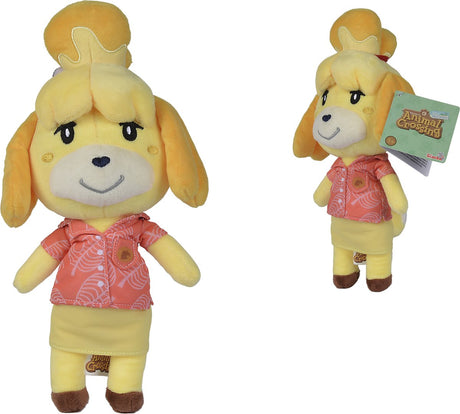 Simba dyrekryds - isabelle - 25 cm - krammetøj - plys - nintendo