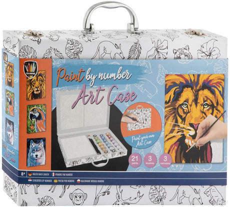 Creative Craft Group Maleri på nummer Dieren Color Case, 27dlg.