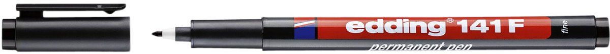 Edding tusch 141 rund 0,6mm sort | 10 stk