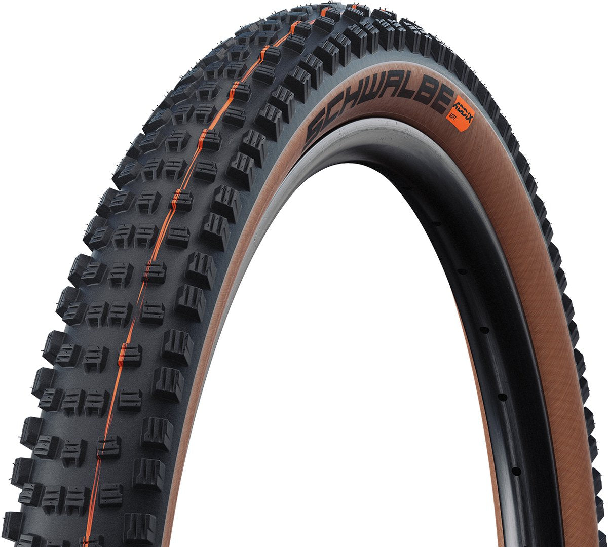 Schwalbe wicked will - tle - addix soft - super race - 29x2,40 - gennemsigtig sidevæg